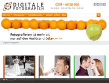Tablet Screenshot of digitale-fotografien.com